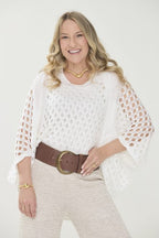 Blusa Rendada Feminina Manga longa Lauana