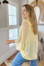 Kimono Fio Nobre Alice Amarelo Manteiga