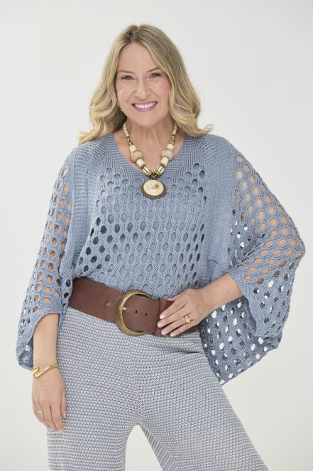 Blusa Rendada Feminina Manga longa Lauana