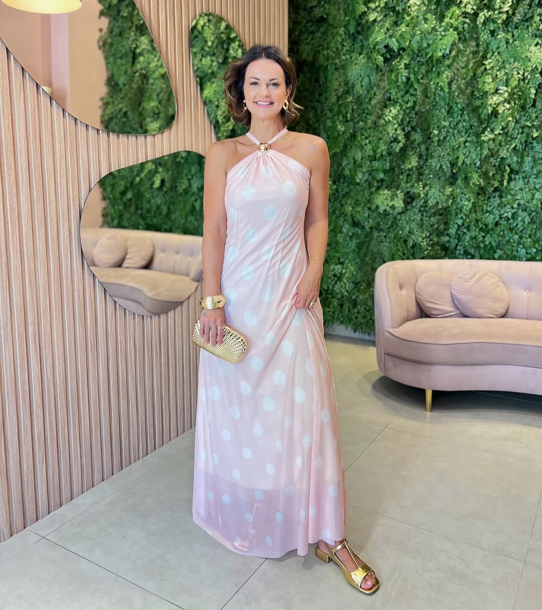 Vestido em tule Santorini amplo Póa